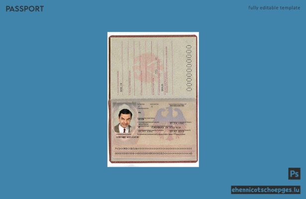 Beispielansicht eines deutschen Reisepasses (2005–2017)